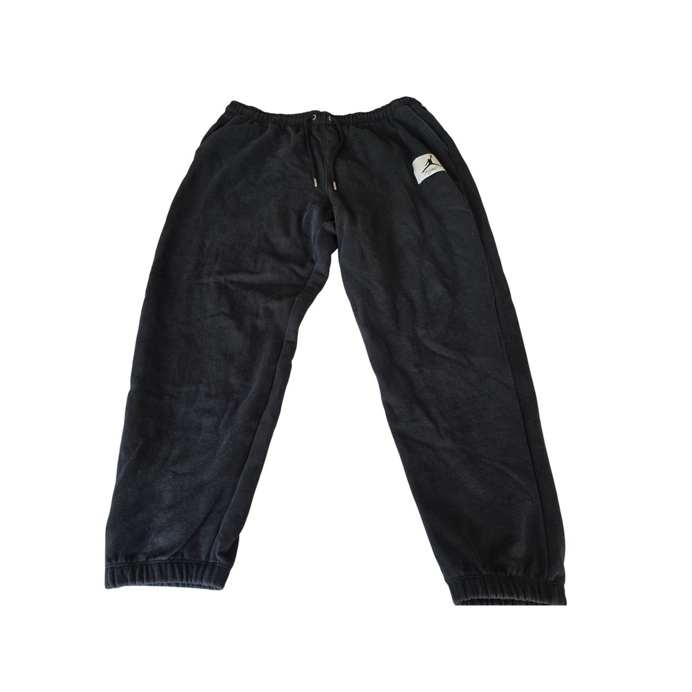 Jordan Flight Fleece Sweatpants Mens 2XL Black Joggers 100% Cotton DQ7468-010
